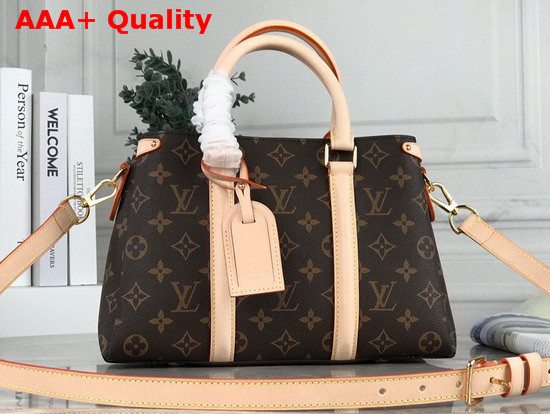 Louis Vuitton Soufflot BB Monogram Coated Canvas and Smooth Cowhide Leather Trim M44815 Replica