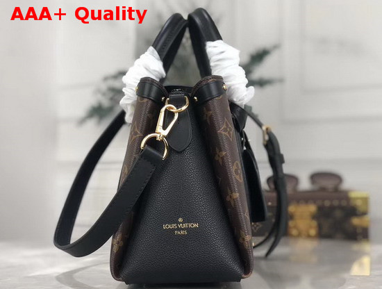 Louis Vuitton Soufflot BB in Monogram Canvas and Black Calf Leather Trim Replica