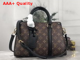 Louis Vuitton Soufflot BB in Monogram Canvas and Black Calf Leather Trim Replica