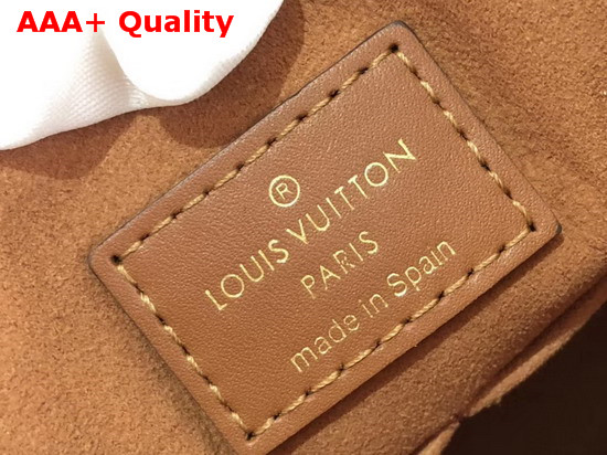 Louis Vuitton Soufflot MM Caramel Monogram Canvas and Colored Leather M44903 Replica