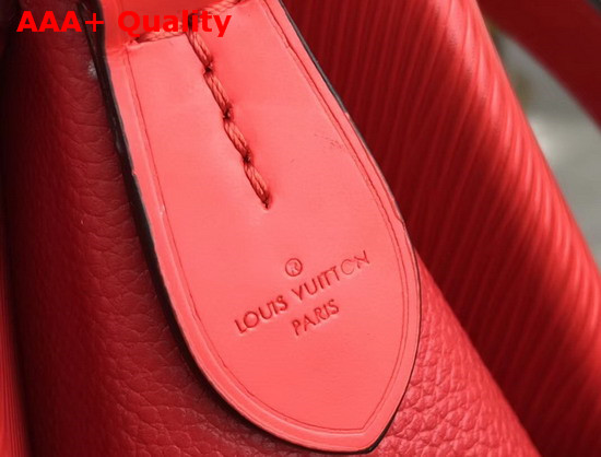 Louis Vuitton Soufflot MM Coquelicot Red Epi Leather Replica