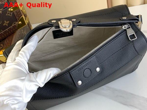 Louis Vuitton Soul Trunk East West Bag in Black LV Colorado Calfskin M11615 Replica