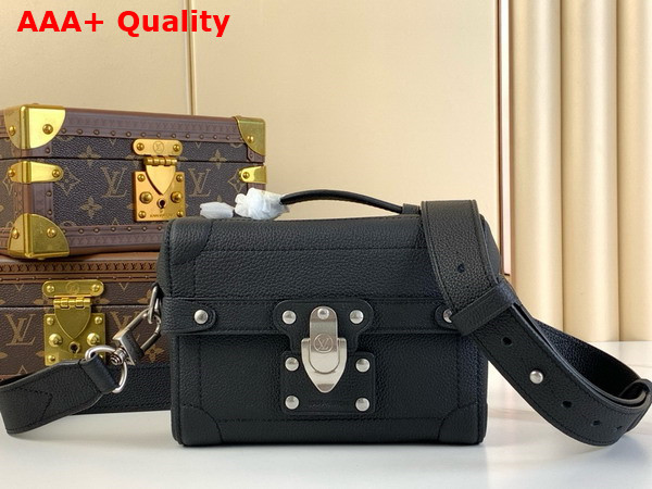 Louis Vuitton Soul Trunk in Black LV Colorado Calf Leather M11516 Replica