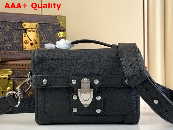 Louis Vuitton Soul Trunk in Black LV Colorado Calf Leather M11516 Replica