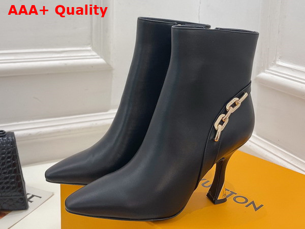 Louis Vuitton Sparkle Ankle Boot in Black Lamb Leather 1ACAKQ Replica