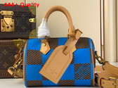 Louis Vuitton Speedy 18 Bandouliere Damier Pop Bleu N40595 Replica
