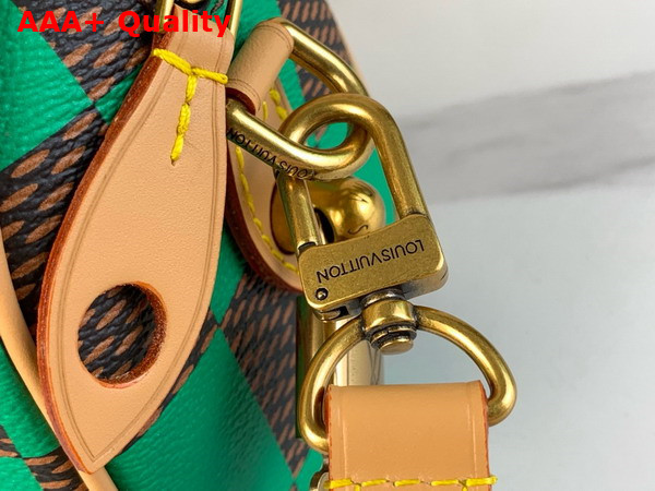 Louis Vuitton Speedy 18 Bandouliere Damier Pop Vert N40534 Replica