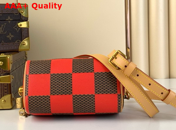 Louis Vuitton Speedy 18Bandouliere Damier Pop Rouge N40611 Replica