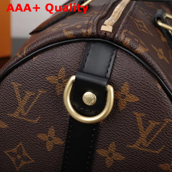 Louis Vuitton Speedy 25 Monogram Canvas with Black Leather Replica