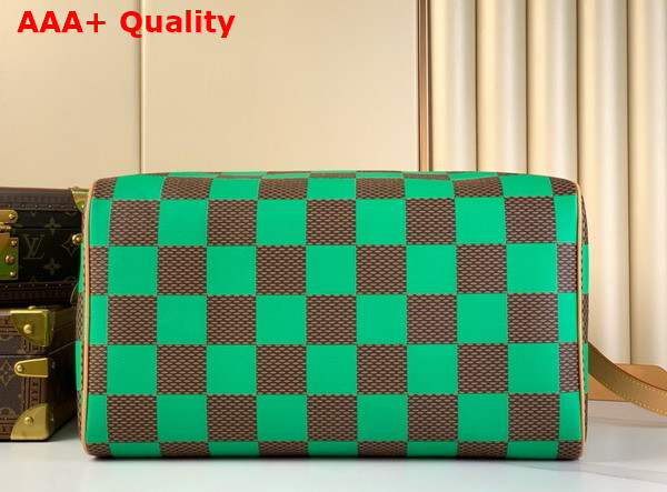 Louis Vuitton Speedy 40 Bandouliere Damier Pop Vert N40579 Replica