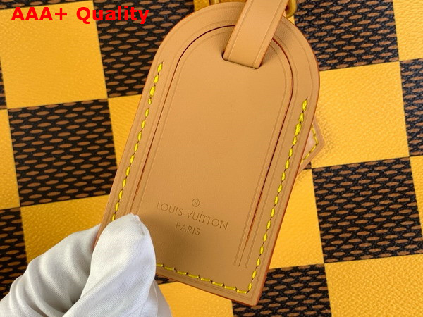 Louis Vuitton Speedy 50 Bandouliere Damier Pop Yellow N40578 Replica