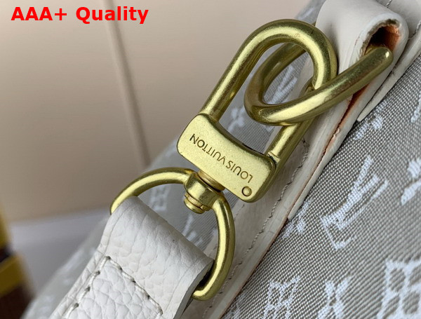 Louis Vuitton Speedy Bandouliere 30 in Grey Monogram Jacquard Denim Replica