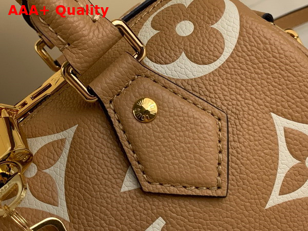 Louis Vuitton Speedy Bandouliere 20 Arizona Cream Bicolor Monogram Empreinte Leather M12713 Replica