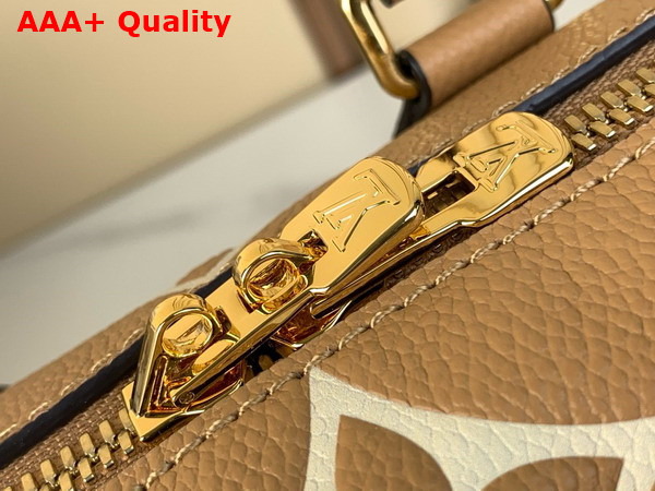 Louis Vuitton Speedy Bandouliere 20 Arizona Cream Bicolor Monogram Empreinte Leather M12713 Replica