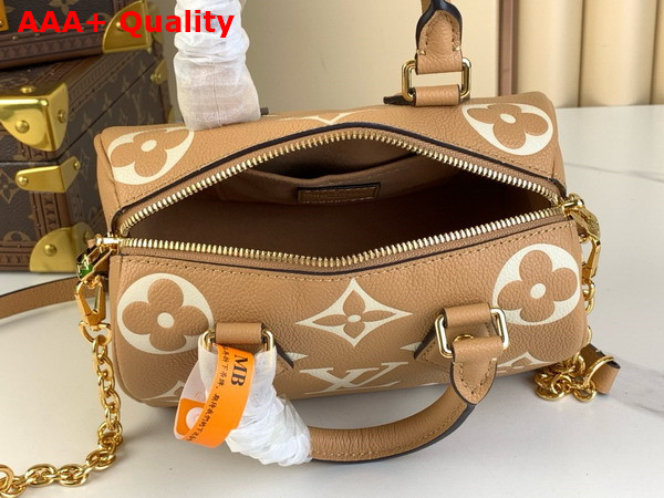 Louis Vuitton Speedy Bandouliere 20 Arizona Cream Bicolor Monogram Empreinte Leather M12713 Replica