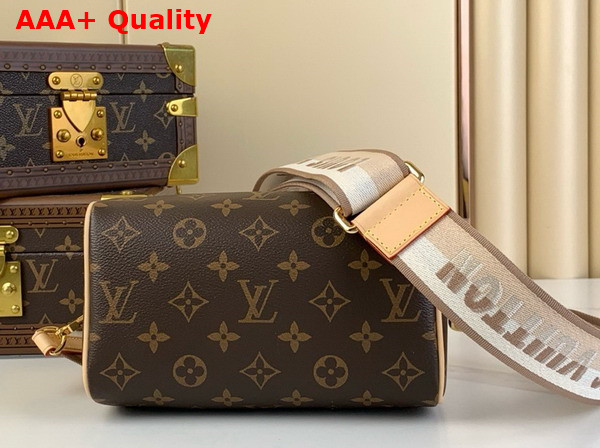 Louis Vuitton Speedy Bandouliere 20 Beige Monogram Canvas M46222 Replica