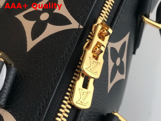 Louis Vuitton Speedy Bandouliere 20 Bicolor Monogram Empreinte Leather Replica