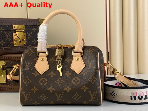 Louis Vuitton Speedy Bandouliere 20 Black Monogram Canvas M46234 Replica