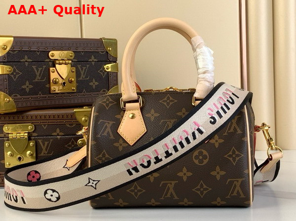 Louis Vuitton Speedy Bandouliere 20 Black Monogram Canvas M46234 Replica