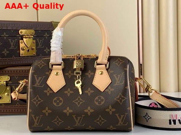 Louis Vuitton Speedy Bandouliere 20 Black Monogram Canvas M46234 Replica