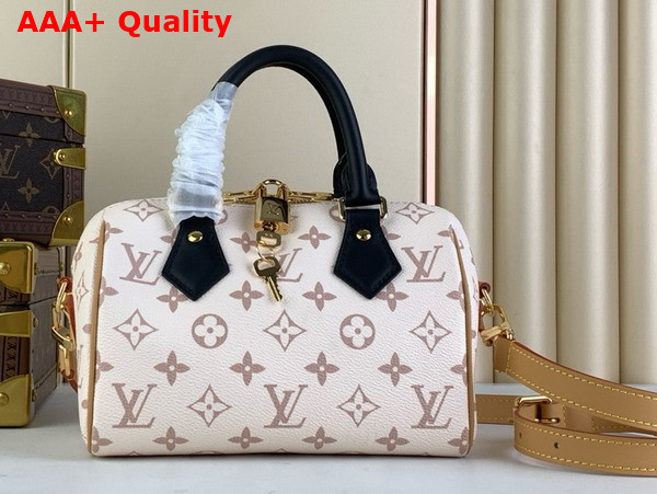 Louis Vuitton Speedy Bandouliere 20 Handbag in Monogram Dune Coated Canvas M46906 Replica