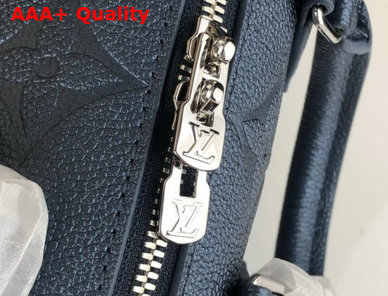 Louis Vuitton Speedy Bandouliere 20 Monogram Empreinte Leather Navy Nacre M58958 Replica