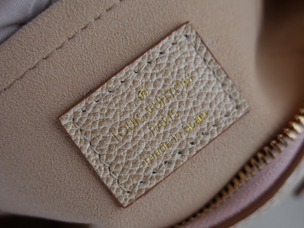 Louis Vuitton Speedy Bandouliere 20 Pale Beige Sprayed and Embossed Grained Cowhide Leather M46163 Replica