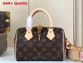 Louis Vuitton Speedy Bandouliere 20 Pink Orange Monogram Coated Canvas M46594 Replica