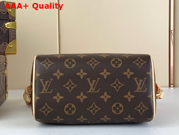 Louis Vuitton Speedy Bandouliere 20 Pink Orange Monogram Coated Canvas M46594 Replica