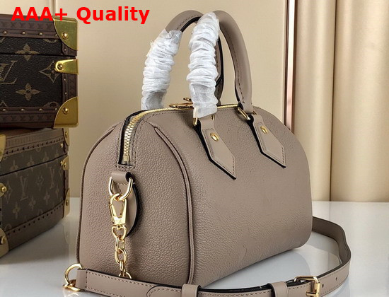 Louis Vuitton Speedy Bandouliere 20 Tourterelle Monogram Empreinte Leather Replica