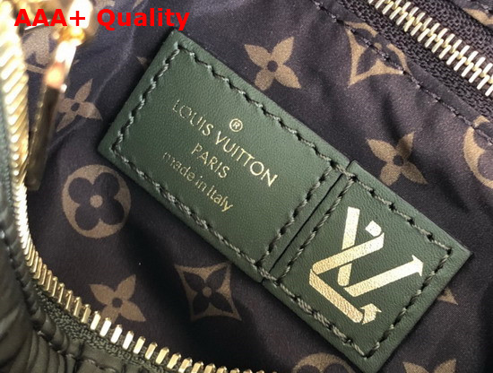 Louis Vuitton Speedy Bandouliere 25 Handbag Khaki Econyl Regenerated Nylon with an Embroidered Monogram Pattern M59009 Replica