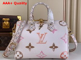 Louis Vuitton Speedy Bandouliere 25 Handbag in Beige Monogram Coated Canvas M22987 Replica