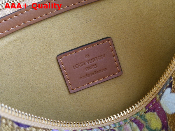 Louis Vuitton Speedy Bandouliere 25 Handbag in Metallic Gold Color Coated Canvas M21317 Replica