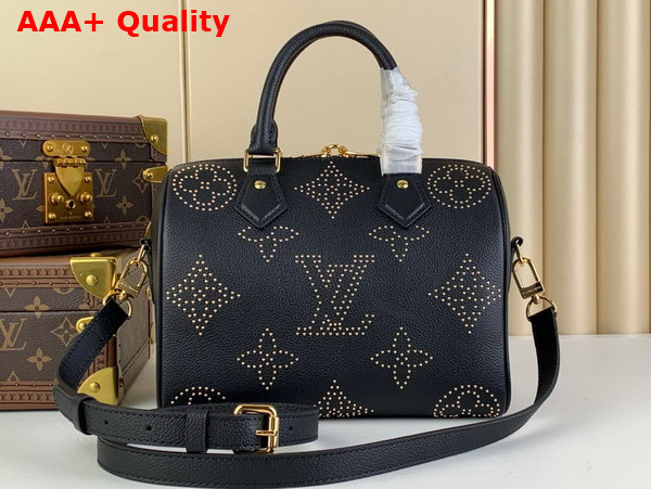 Louis Vuitton Speedy Bandouliere 25 Handbag in Monogram Empreinte Grained Cowhide Leather with Studs M46736 Replica