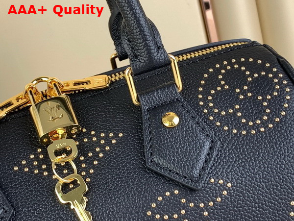 Louis Vuitton Speedy Bandouliere 25 Handbag in Monogram Empreinte Grained Cowhide Leather with Studs M46736 Replica