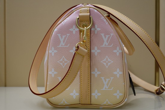 Louis Vuitton Speedy Bandouliere 25 Light Pink Monogram Giant Coated Canvas M45724 Replica