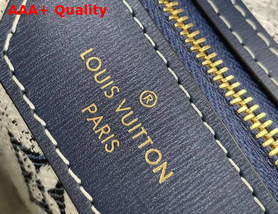 Louis Vuitton Speedy Bandouliere 25 Navy Blue Denim Jacquard Textile M59609 Replica