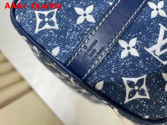 Louis Vuitton Speedy Bandouliere 25 Navy Blue Denim Jacquard Textile M59609 Replica