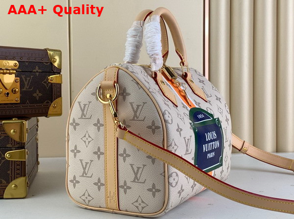 Louis Vuitton Speedy Bandouliere 25 in Beige Ocher Monopaname Coated Canvas M46749 Replica