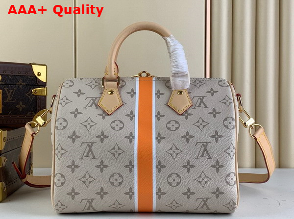 Louis Vuitton Speedy Bandouliere 25 in Beige Ocher Monopaname Coated Canvas M46749 Replica