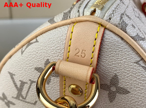 Louis Vuitton Speedy Bandouliere 25 in Beige Ocher Monopaname Coated Canvas M46749 Replica