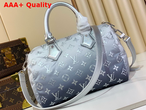 Louis Vuitton Speedy Bandouliere 25 in Frost Monogram Nylon M11848 Replica