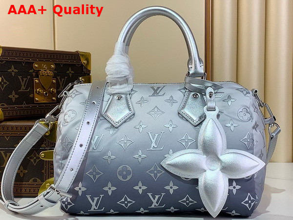 Louis Vuitton Speedy Bandouliere 25 in Frost Monogram Nylon M11848 Replica