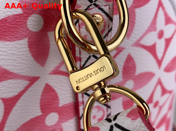 Louis Vuitton Speedy Bandouliere 25 in Pink Monogram Coated Canvas M23073 Replica