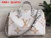 Louis Vuitton Speedy Bandouliere 30 Cream Monogram Coated Canvas Mix of Oversized and Mini Monogram Motifs M44572 Replica