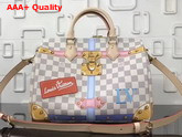 Louis Vuitton Speedy Bandouliere 30 Damier Azur Canvas N41063 Replica