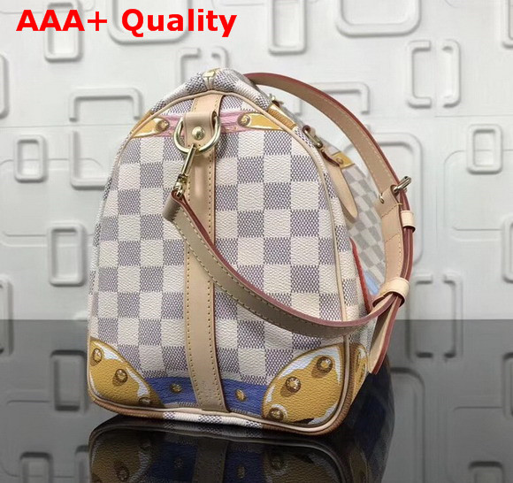 Louis Vuitton Speedy Bandouliere 30 Damier Azur Canvas N41063 Replica