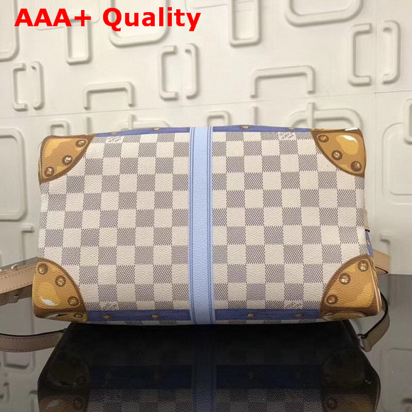 Louis Vuitton Speedy Bandouliere 30 Damier Azur Canvas N41063 Replica