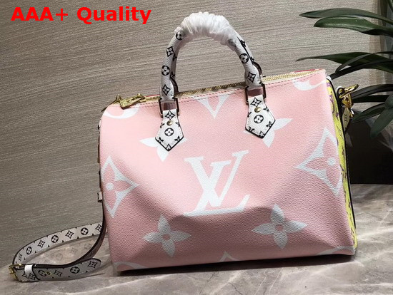 Louis Vuitton Speedy Bandouliere 30 Rouge Monogram Coated Canvas XL and Mini Monogram Motifs M44573 Replica