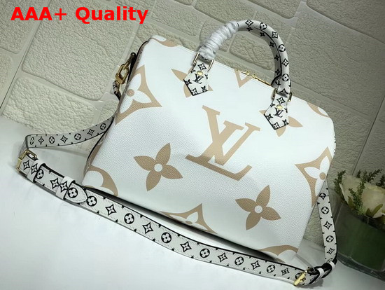 Louis Vuitton Speedy Bandouliere 30 White Monogram Canvas Replica